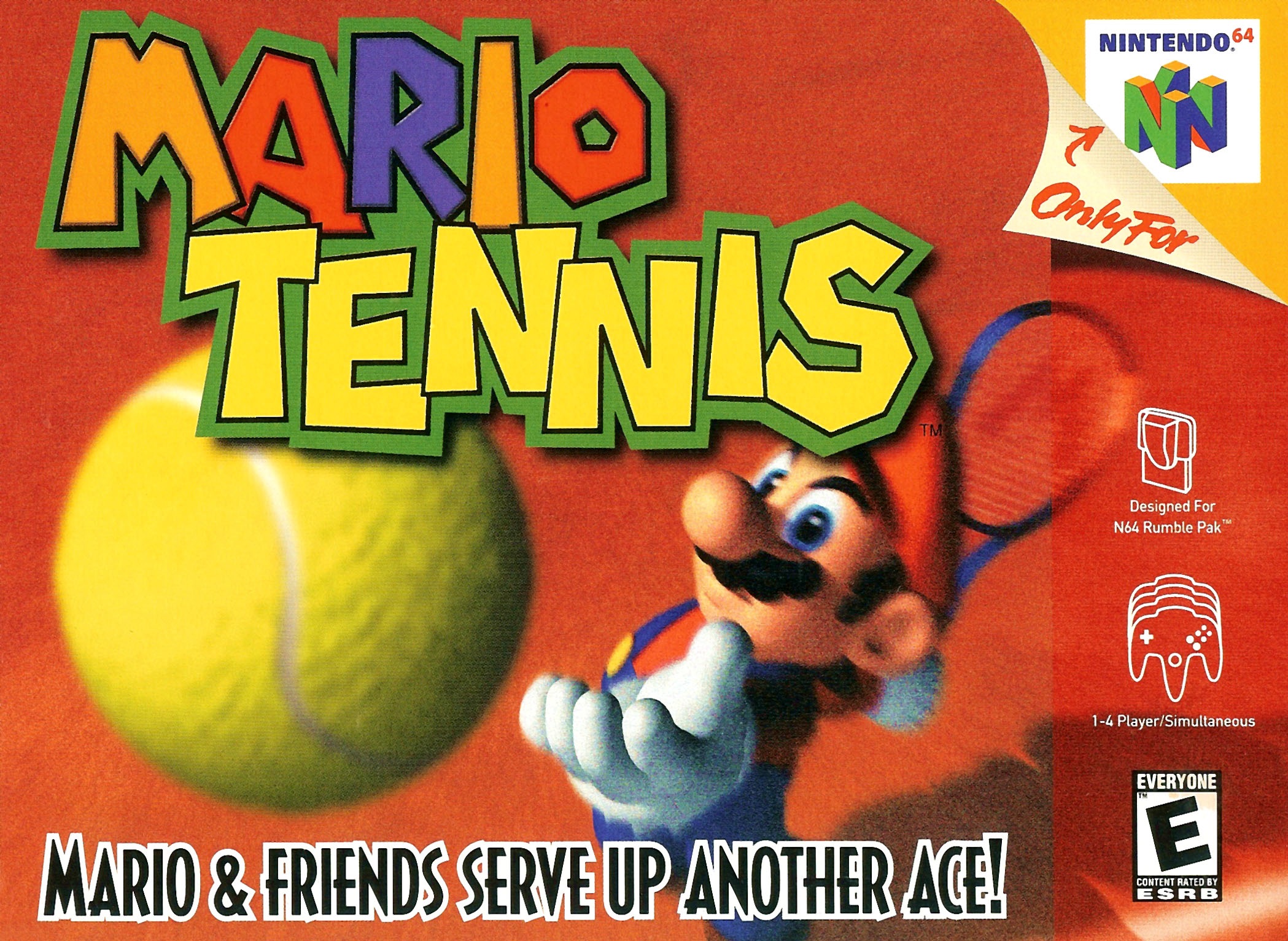 Mario Tennis Nintendo 64 Game