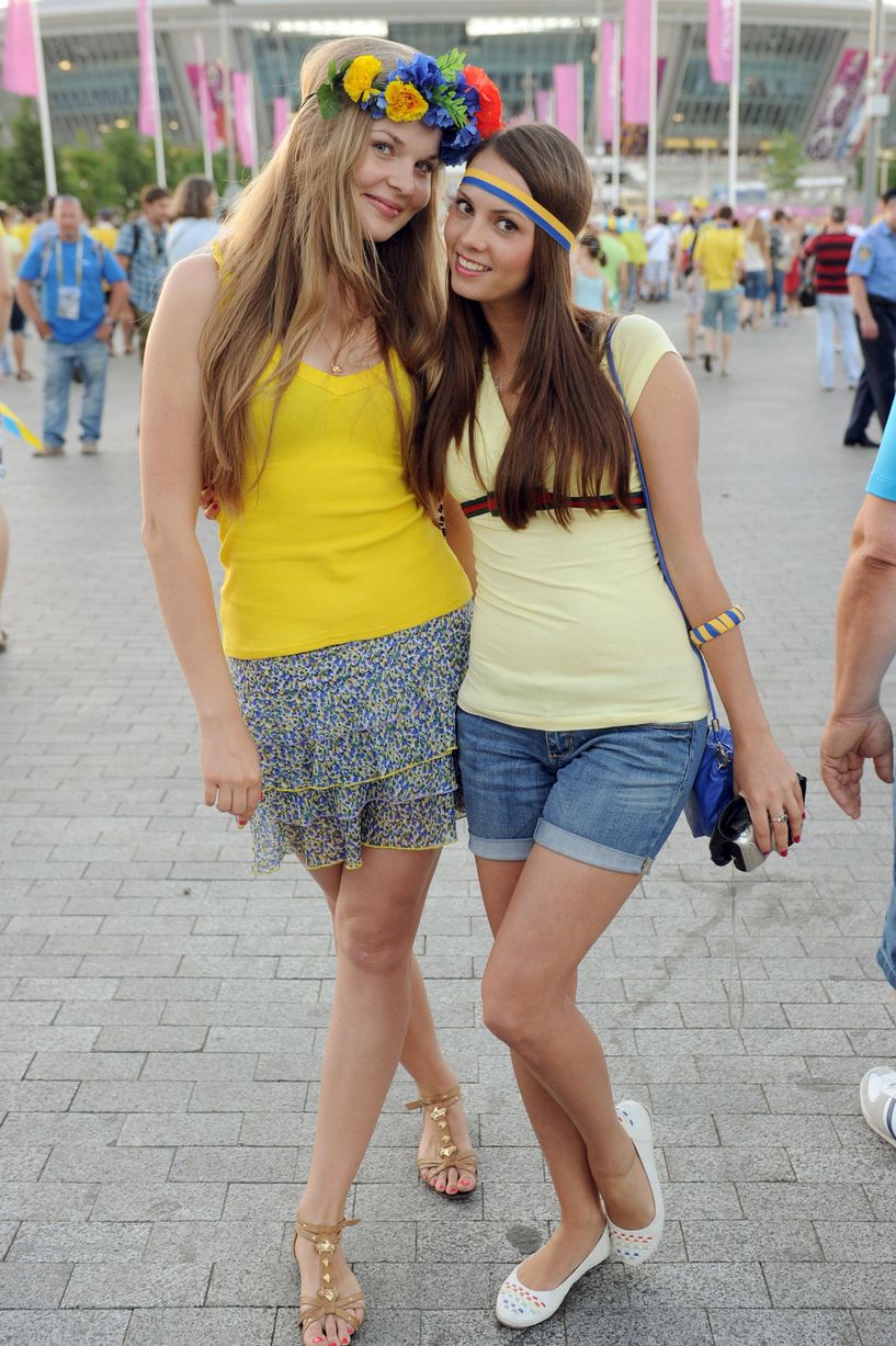 Ukrainian+fans+arrive+at+the+Donbass+Arena,+Donetsk