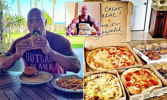 Dwayne 'The Rock' Johnson reveals his huge CHEAT MEALS | Daily Mail Online