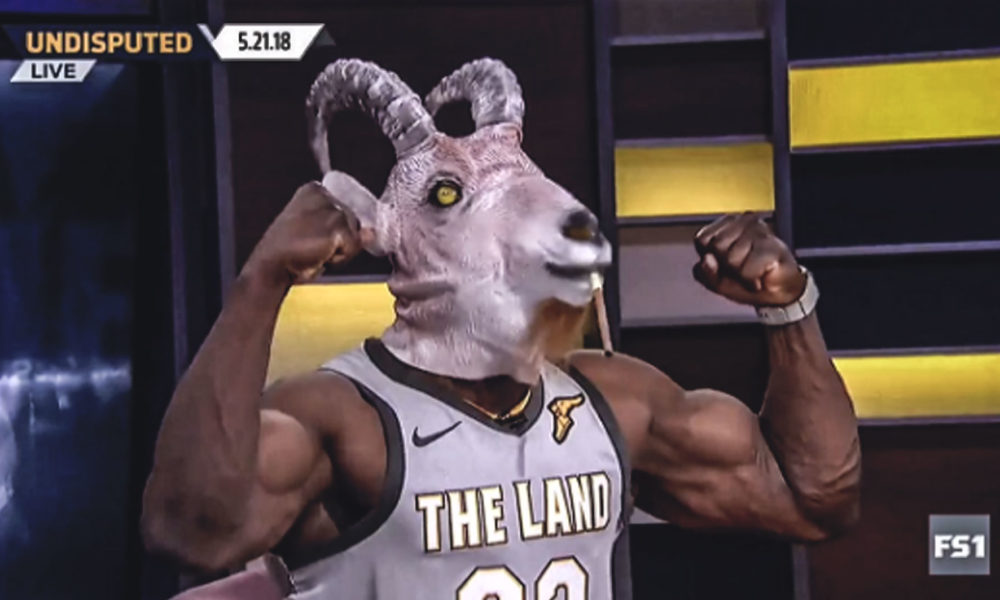 Shannon-Sharpe-dons-LeBron-James_-jersey-complete-with-a-goat-mask-1000x600.jpg