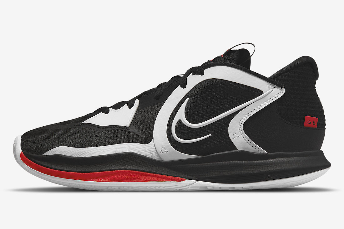 Nike Kyrie Low 5 Black White Chile Red DJ6012-001 Release Date