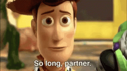 Woody Toy Story GIF - Woody Toy Story So Long Partner ...