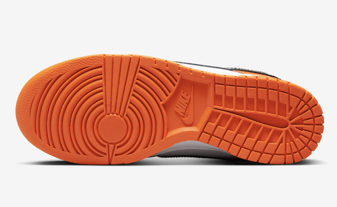Nike Dunk Low White Orange Black Patent DJ9955-800 Release Date