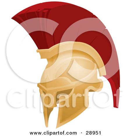 28951-Clipart-Illustration-Of-A-Golden-And-Red-Spartan-Or-Trojan-Helmet-Part-Of-Body-Armor.jpg