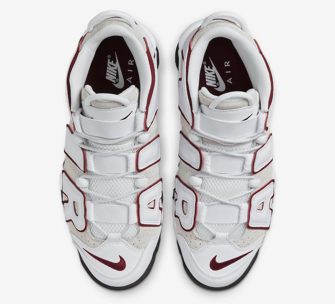 Nike Air More Uptempo White Team Red FB1380-100 Release Date