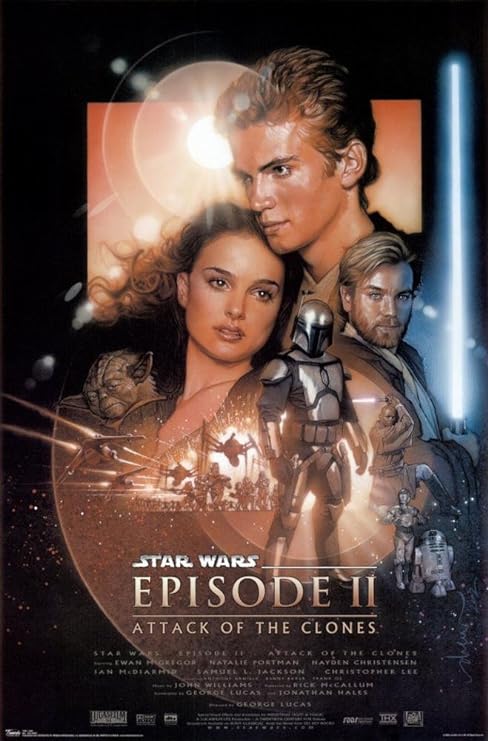 Amazon.com: Star Wars - Episode II - Attack of the Clones - Movie Poster  22. x 34: Posters & Prints