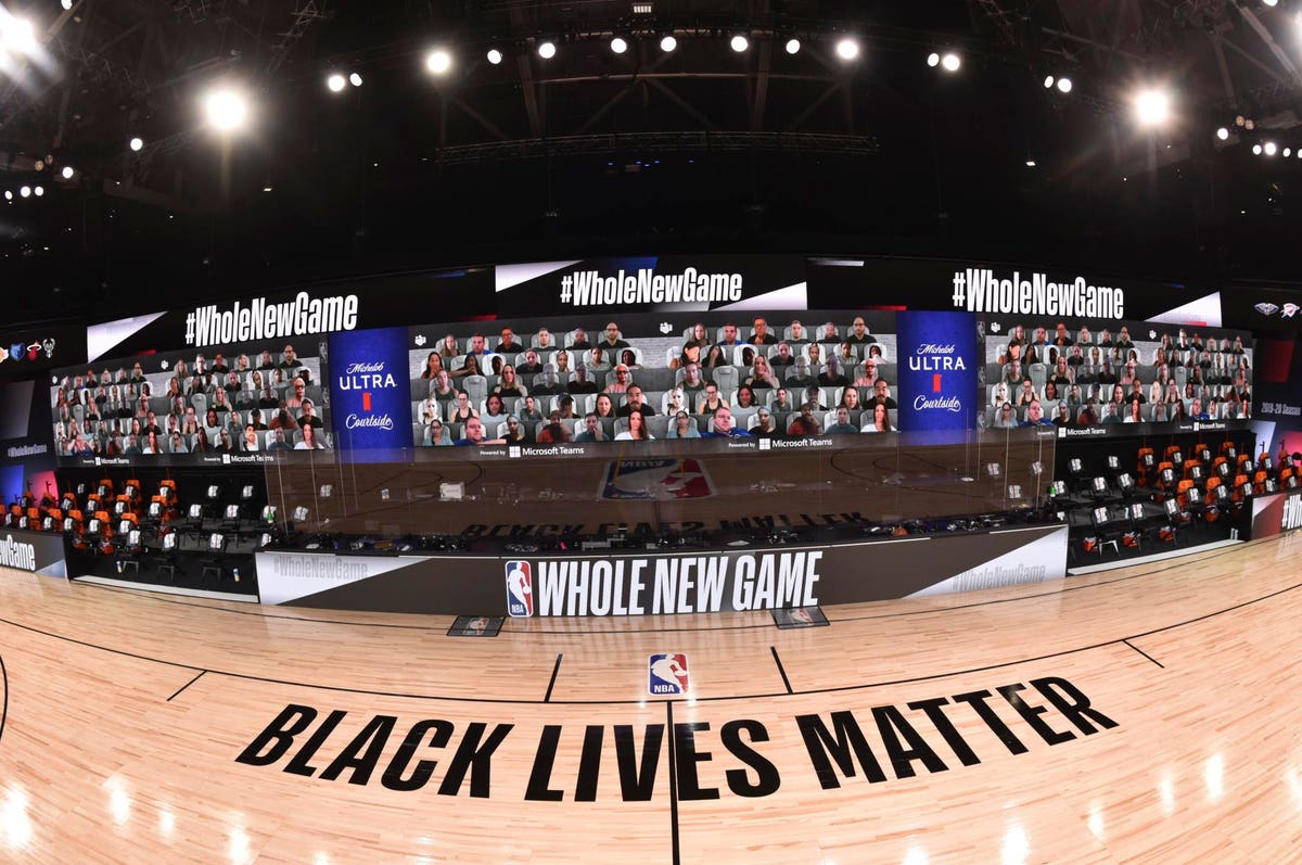 Fans Virtually Inside Orlando Venue For NBA Restart