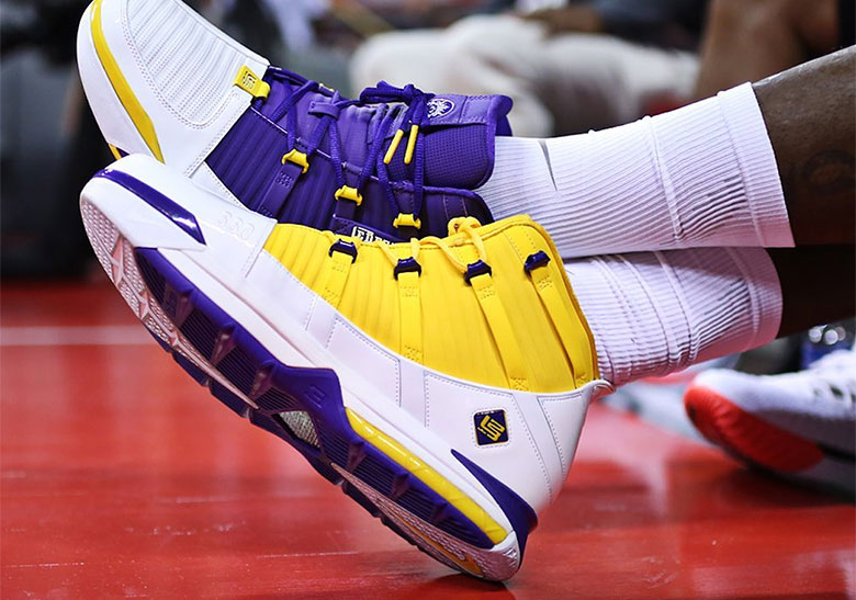 Nike LeBron 3 Lakers PE LeBron James | SneakerNews.com