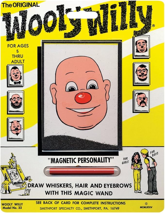 Amazon.com: PlayMonster Magnetic Personalities - Original Wooly Willy :  Toys & Games