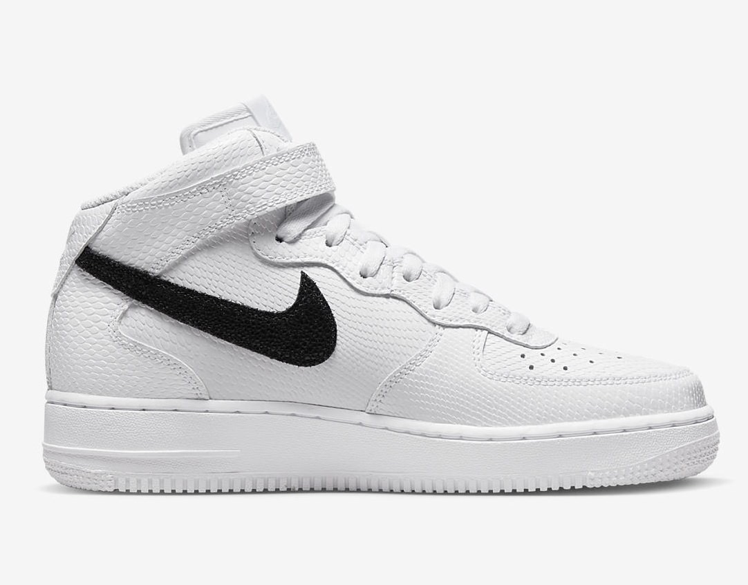 Nike Air Force 1 Mid White Snakeskin DZ5211-100 Release Date