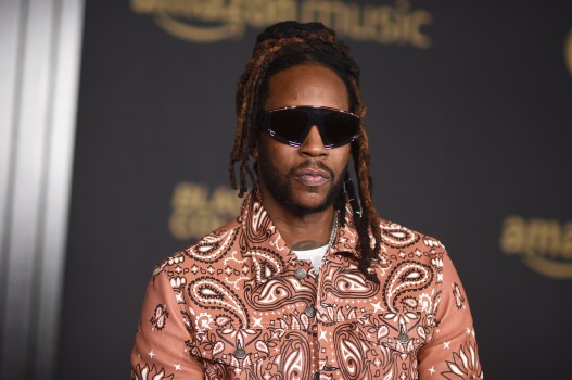 2 Chainz arrives at the Black Music Collective on Feb. 2, 2023, at the Hollywood Palladium in Los Angeles.