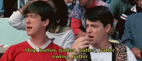 Swing Batter GIF - Swing Batter Ferris Buellers Day Off - Discover & Share  GIFs