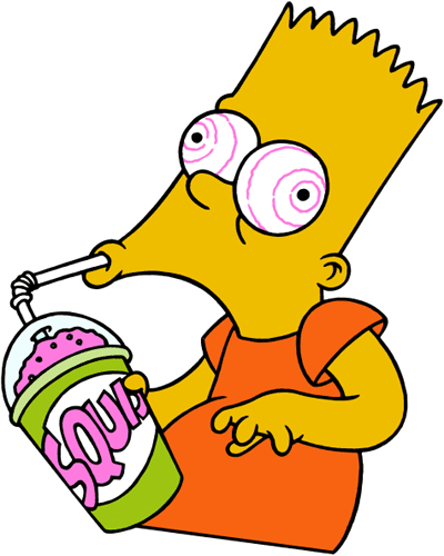 Bart-Simpson-Drinking.gif