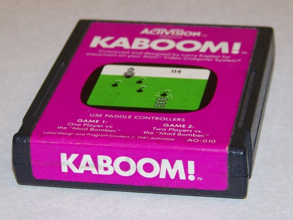 Image result for Kaboom Atari