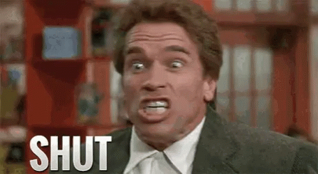 Arnold Shut Up GIFs | Tenor