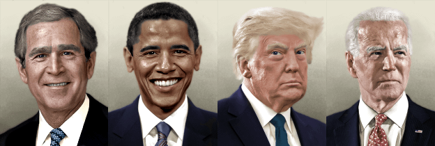 Portraits of the last 4 U.S. Presidents : r/hoi4modding