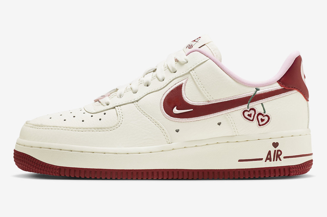 Nike Air Force 1 Low Valentines Day 2023 FD4616-161 Release Date Lateral