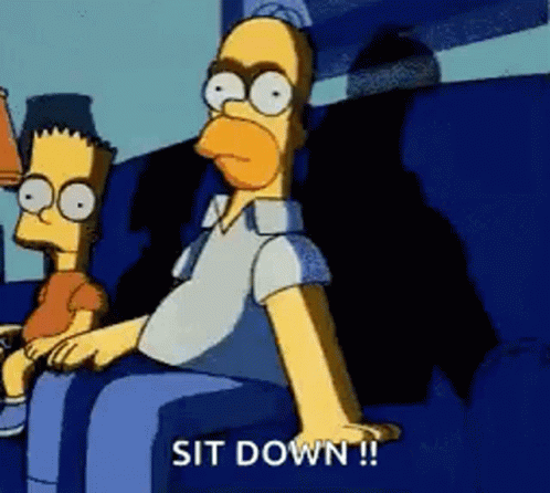 Sit Here Homer GIF - Sit Here Homer Simpsons - Discover & Share GIFs
