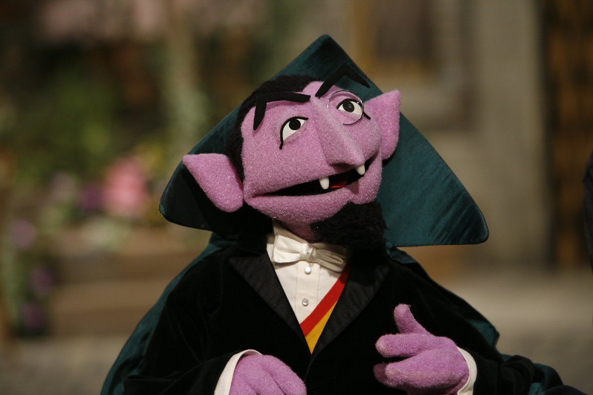 Sesame Street on Twitter: Happy birthday @CountVonCount! Can you count how  old he is today? Ah Ah Ah!… 