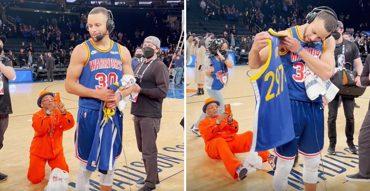Spike Lee Worked Hard To Get Perfect Photo Of Steph Curry