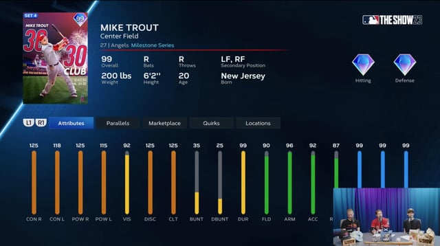 r/MLBTheShow - Season 4 Milestone Mike Trout