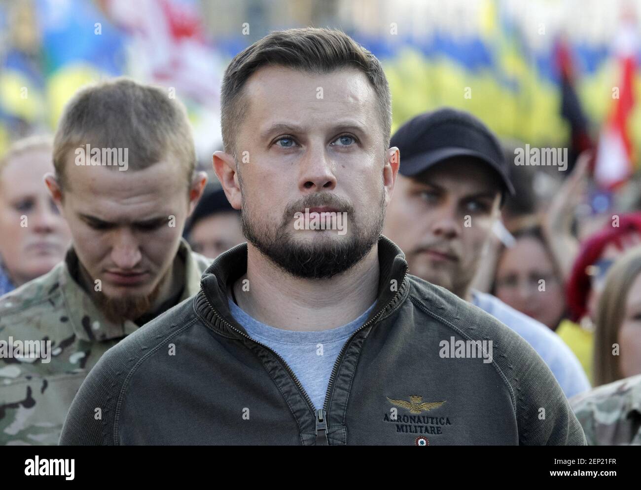 andriy-biletsky-head-of-national-corps-party-during-the-march-commemorating-the-77th-anniversary-of-the-founding-of-the-upa-the-ukrainian-insurgent-army-upa-active-fought-for-ukrainian-independence-from-1942-to-1949-mostly-in-western-ukraine-against-the-german-nazi-and-soviet-regimes-ukrainians-also-mark-the-defender-of-ukraine-day-on-the-same-date-photo-by-pavlo-gonchar-sopa-imagessipa-usa-2EP21FR.jpg