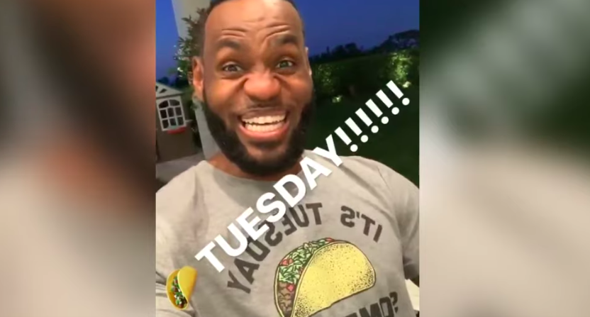 LeBron James files trademark request for 'Taco Tuesday' with potential  plans for a podcast