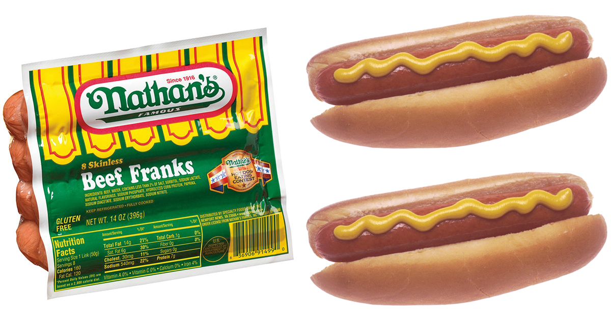 Target: 50% Off Nathan’s Famous Hot Dogs • Hip2Save