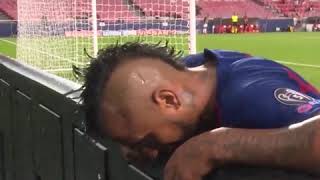 Bayern Munich Vs Barcelona 8-2 ⚽ Arturo Vidal Dramatic Reaction ⚽ 2020 -  YouTube