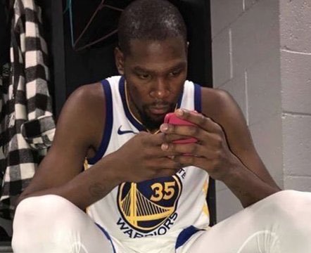 Did Kevin Durant Get Caught With Another Burner Account?