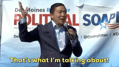 Andrew Yang Speech GIF - Find & Share on GIPHY