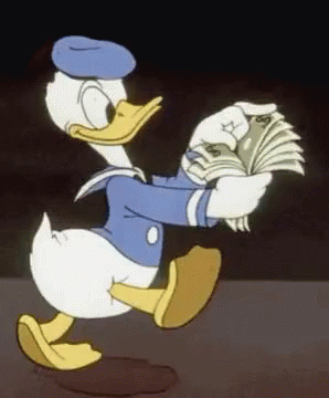 Donald Duck Money GIFs | Tenor