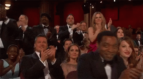 Standing Ovation GIF - Oscars Standing Ovation Clap - Discover & Share GIFs