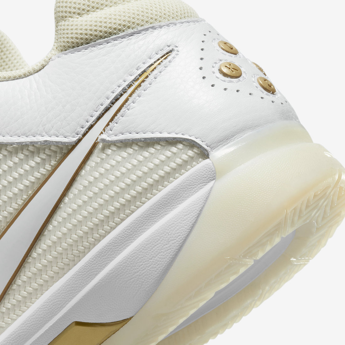Nike KD 3 White Gold DZ3009-100 Release Date Rear